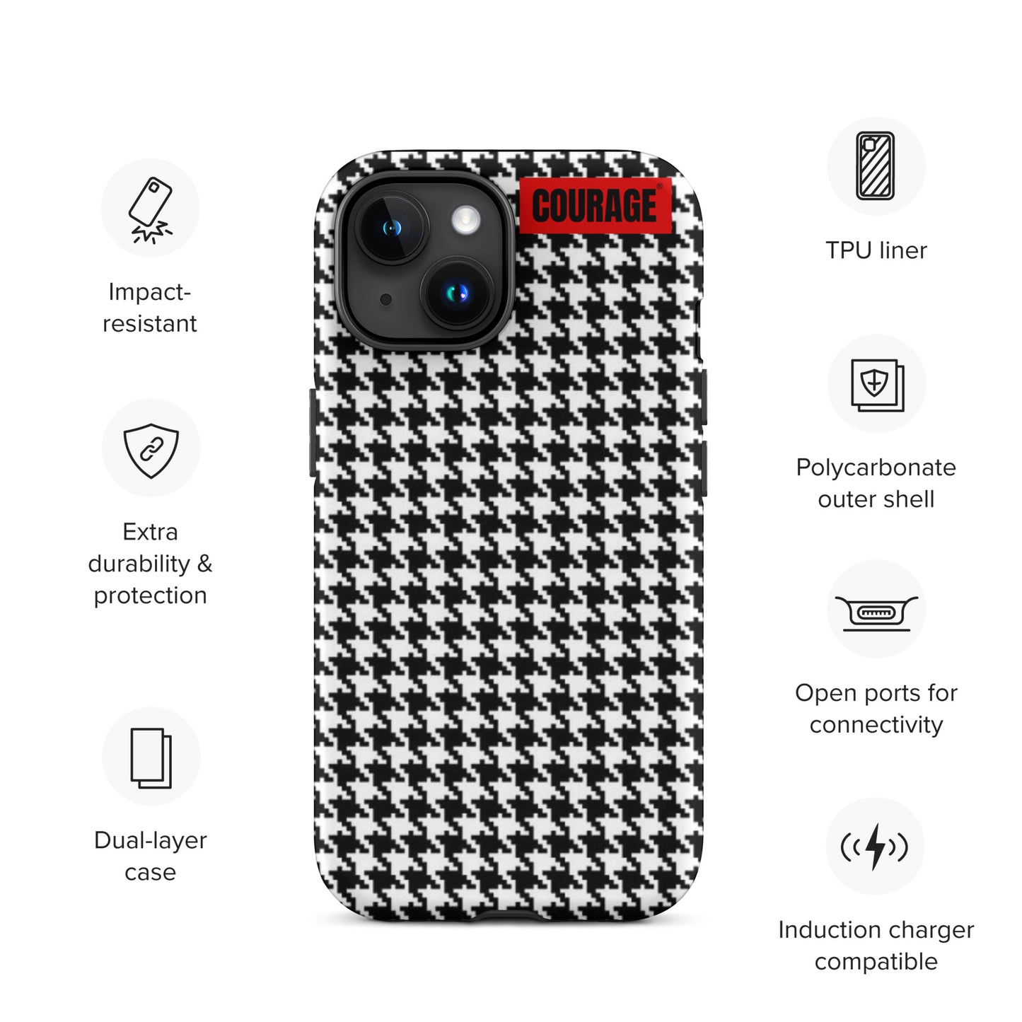 Caleb hound print Tough Case for iPhone®