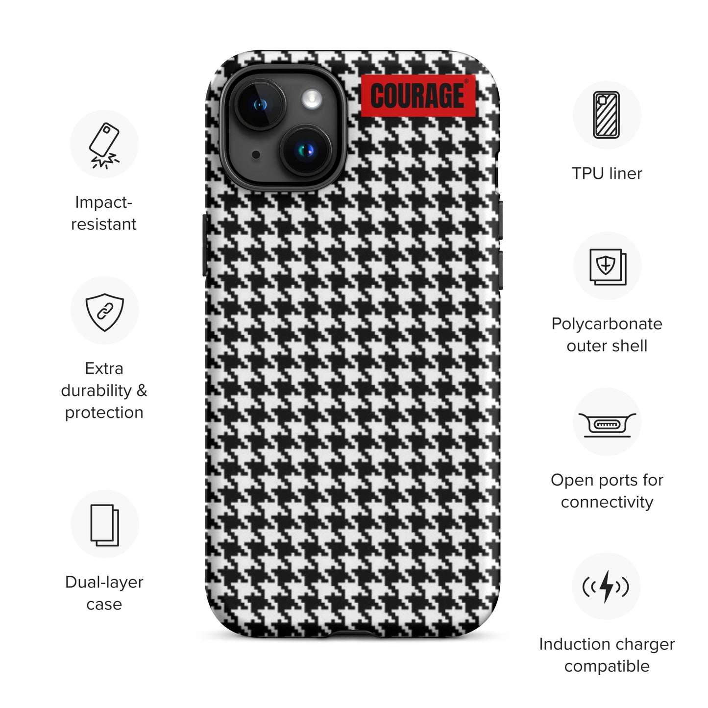 Caleb hound print Tough Case for iPhone®