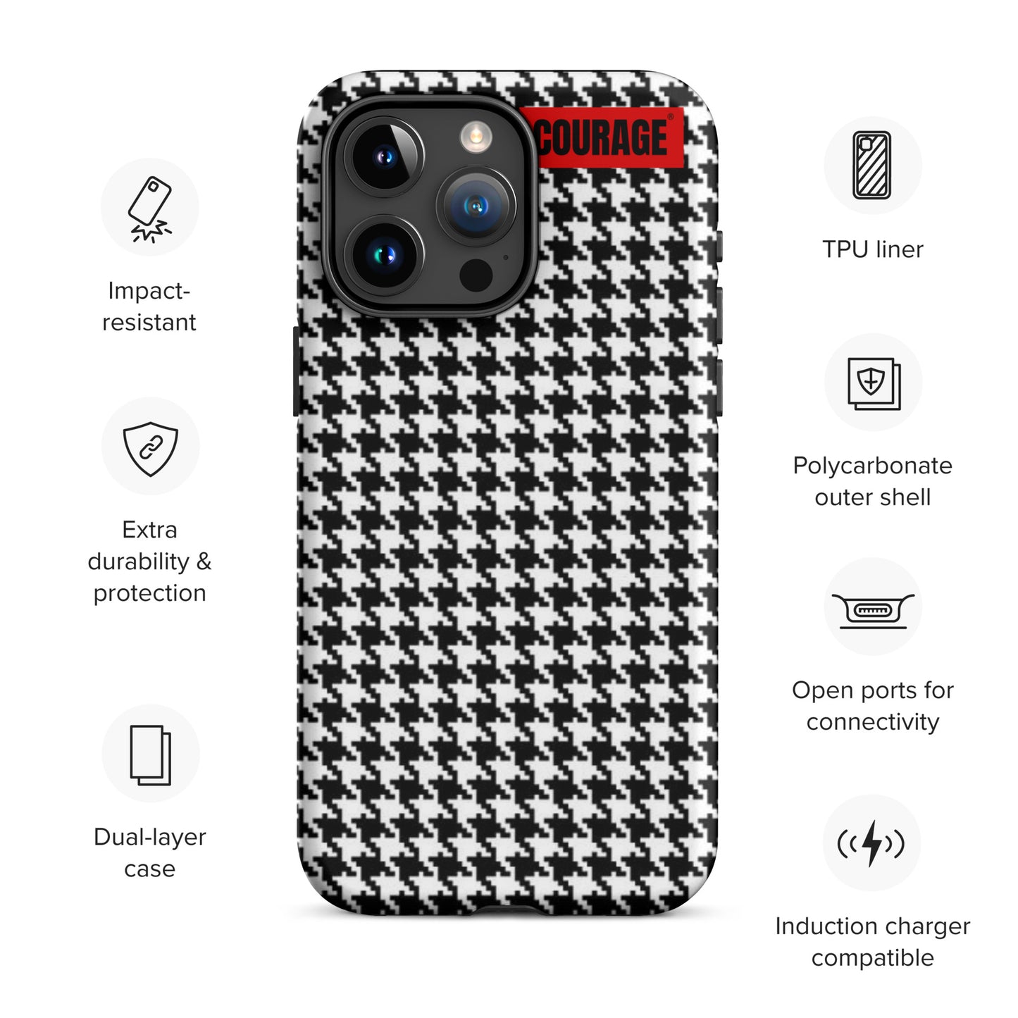 Caleb hound print Tough Case for iPhone®