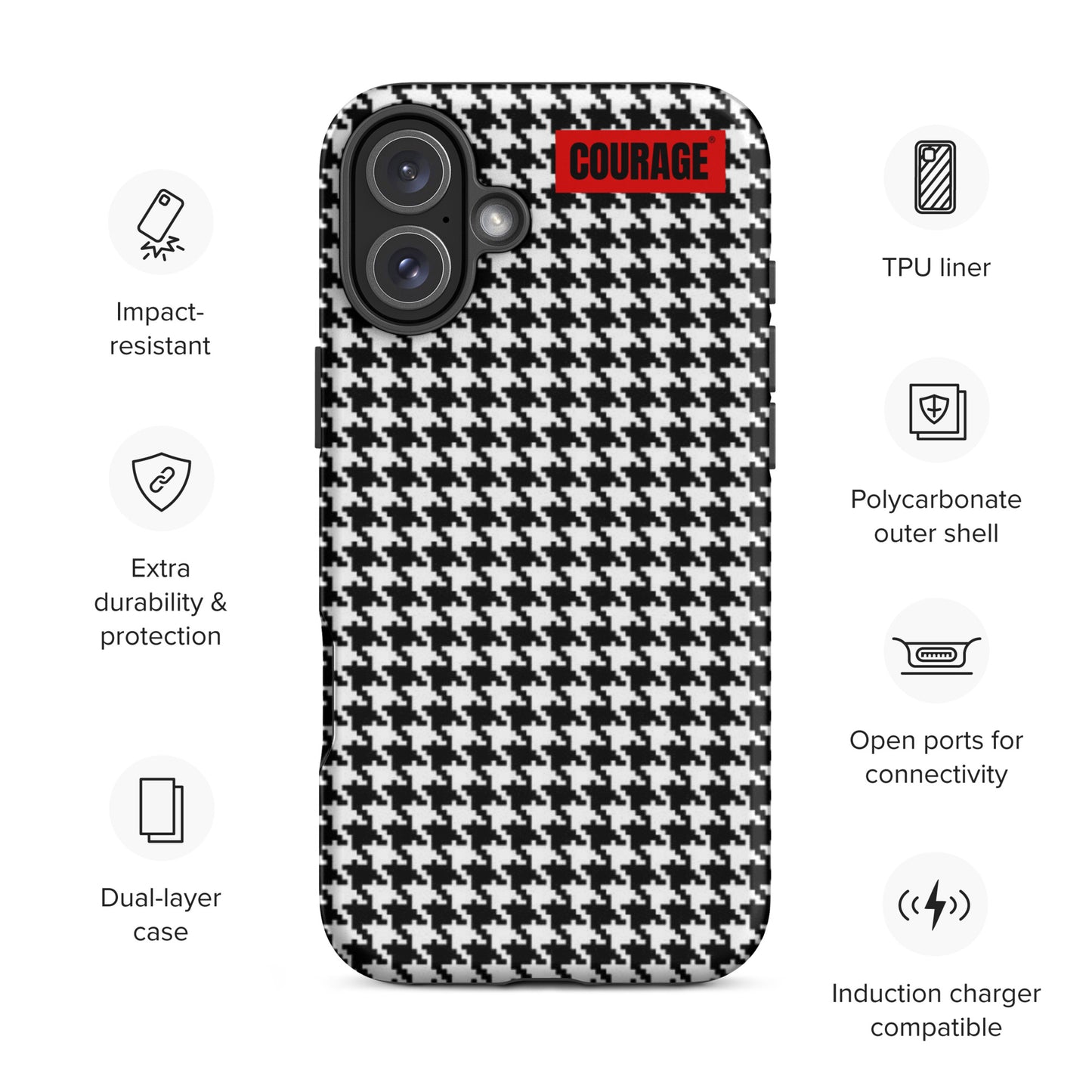 Caleb hound print Tough Case for iPhone®