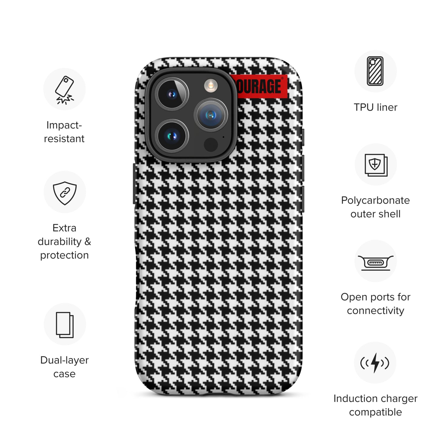 Caleb hound print Tough Case for iPhone®