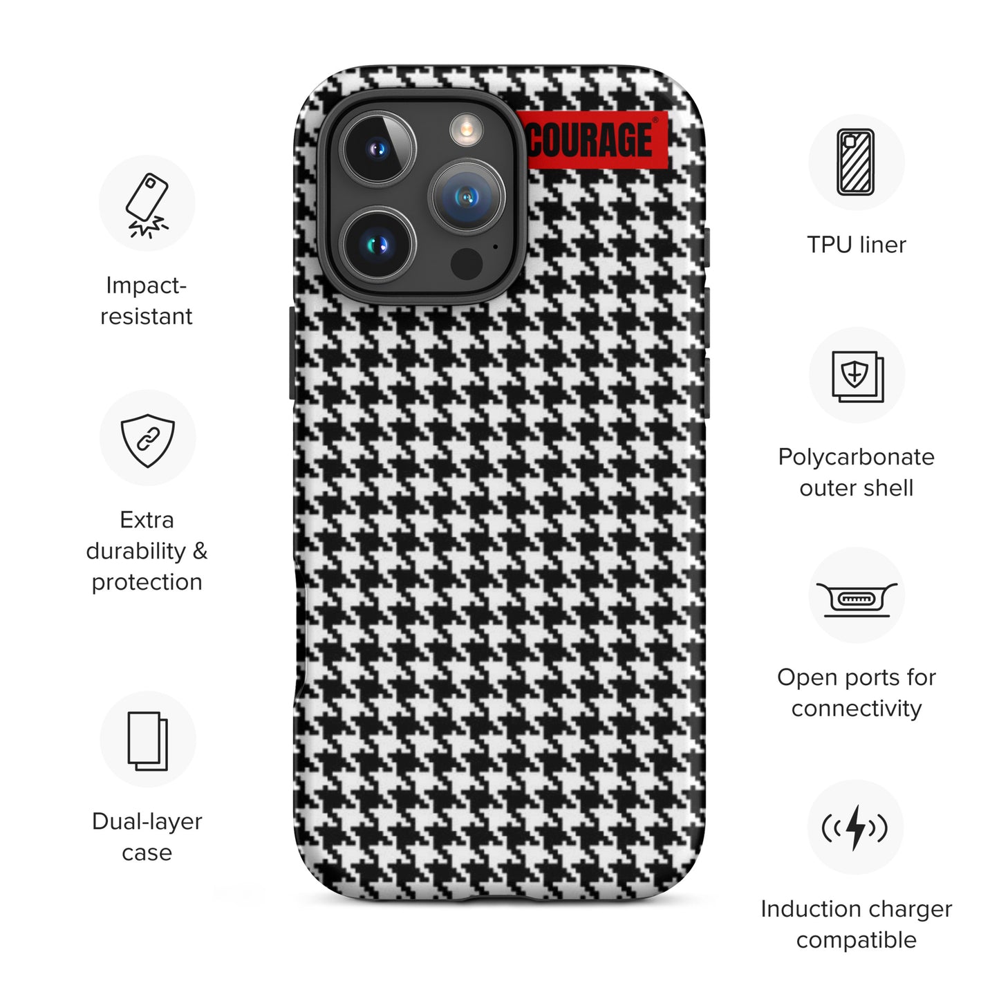 Caleb hound print Tough Case for iPhone®