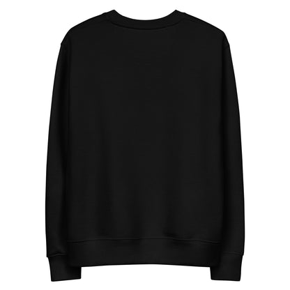 Herringbone neck soft unisex eco friendly sweatshirt (dark)