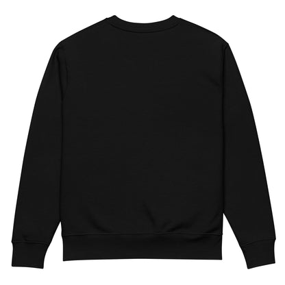 Herringbone neck unisex eco friendly sweatshirt (dark)